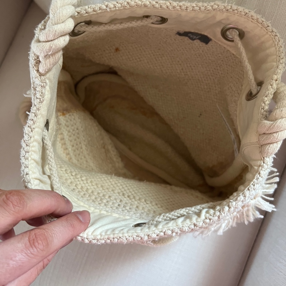 Aerie Cream Moroccan Crossbody Bag - Picture 6 of 6